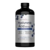 Neocell Hyaluronic Acid Plus C Liquid (Delicious Blueberry Flavor), 16 Fl Oz (473 Ml) - Aromasız