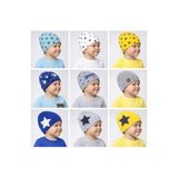 neocotton 3 Adet Süpriz Karma 1-4 Yaş Arası Karışık Renk Desen Bebek Çocuk Çift Katlı Pamuklu Penye Bere