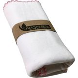Neocotton Bebek Pamuklu Ağız ve Yüz Temizleme Mendili Nostalji Oyalı ( 7'li 22*22 cm ) - 0 - 26 Ay - Fuşya