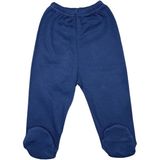 Neocotton Pamuklu Patıklı Bebek Tek Alt Pantolon - 6 - 9 Ay - Lacivert