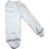 Neocotton Pamuklu Patıklı Bebek Tek Alt Pantolon - Beyaz - 0 - 3 Ay