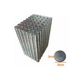 Neodyum Mıknatıs 10X3 Mm Nikel 100 Adet Fiyatıdır