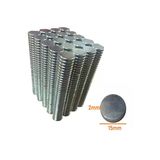 Neodyum Mıknatıs 15 X 2 Mm Nikel 50 Adet Fiyatıdır