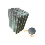 Neodyum Mıknatıs 15X2,5 Mm Nikel 30 Adet Fiyatıdır