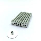 Neodyum Mıknatıs Nikel Kaplama 4mm X1mm (100 Adet)