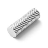 Neodyum Mıknatıs Yuvarlak - Ø10x1 mm - 10 Adet Set