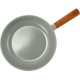 Neoflam 26 cm Döküm Ahşap Saplı Wok Tava