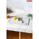 NEOFLAM Fika Microban Kesme Tahtası Orta 254 x 368 x 8 MM - Gri