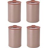 Neoflam Fika One Seramik 4 Adet 650 ml Pembe Saklama Kabı