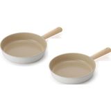 Neoflam NEOF126/NEOF124 Fika Alüminyum 2li Tava Set (26CM TAVA+24CM Tava)