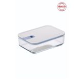 Neoflam Perfect Seal Dikdörtgen Cam Saklama Kabı Bej 2300ML