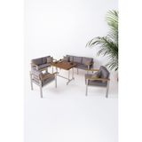 Neokas Bahçe Mobilyası, 1 +1 +2+ 3+ Masa, Balkon Takımı, Kafe Koltuğu, Bekleme Alanı Koltuğu - 55 X 60 - Beyaz
