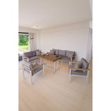 Neokas Bahçe Mobilyası, 1 +1 +2+ 3+ Masa, Balkon Takımı, Kafe Koltuğu, Bekleme Alanı Koltuğu - 55 X 60 - Beyaz