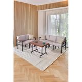 Neokas Bahce Mobilyası, Modern Balkon Mobilyası, Kafe Oturma Takımı, Teras Koltugu, Balkon Oturma Grubu, 2+3+M