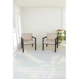Neokas Balkon Mobilyası, Metal Oturma Grubu, Balkon Seti, Kafe Koltuğu, Teras Takımı, 2 Tekli Koltuk