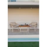 neokas Metal Bahçe Oturma Grubu, Balkon Takımı, Kafe Koltuğu, Bekleme Alanı Koltuğu, 1 + 1 + Masa
