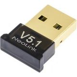 Neolink NL-104 Bt5.1 Bluetooth V5.1 USB Dongle Adaptör - Siyah