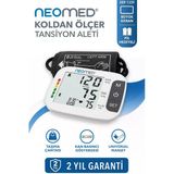 neomed DBP-1359 Büyük Ekranlı Hafızalı Üstk Koldan Dijital Tam Otomatik Tansiyon Aleti