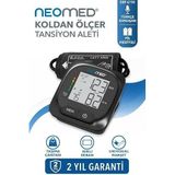 Neomed DBP-6194 Türkçe Konuşan Üst Koldan Dijital Tansiyon Aleti, Işıklı Ekran, Siyah
