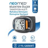 Neomed DBP-8188 Bilekten Ölçüm Dijital Tam Otomatik Tansiyon Aleti, Türkçe Konuşan, Hafızalı