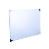 Neon 75x100 Duvara Monte Siyah Beyaz Köşeli Yazı Tahtası