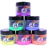 Neon Akrilik Boya Seti 6 Renk 125 Ml, Canlı ve Parlak Tonlar, Ideal Sanat ve Hobi Kullanımı - Ahşap - Seçenek 1