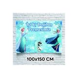 NEON Dijital Baskı Merkezi ELSA 100x150 CM Branda Doğum Günü Afiş - Branda - Poster