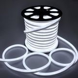 NEON Esnek Hortum Şerit Led BEYAZ,GÜN IŞIĞI,KIRMIZI, YEŞİL,MAVİ,AMBER rengi + 220V Fiş/1,2,3,4,5,10,15,20,25,50,100 Metre (BEYAZ IŞIK, 10m)