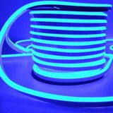 NEON Esnek Hortum Şerit Led BEYAZ,GÜN IŞIĞI,KIRMIZI, YEŞİL,MAVİ,AMBER rengi + 220V Fiş/1,2,3,4,5,10,15,20,25,50,100 Metre (MAVİ IŞIK, 50m)