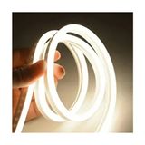 Neon Esnek Şerit LED 5 Metre Gün Işığı + 220 Volt Fiş - Beyaz