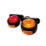 Neon Ledli Takoz Lamba 12-24 Volt Sarı-Kırmızı 2 Adet