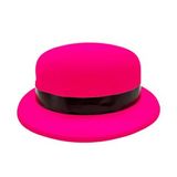 Neon Partisi Pembe Renk Melon Plastik Parti Şapkası