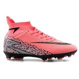 Neon Pembe Çim Saha Futbol Ayakkabısı, Orta Bilekli, Bağcıklı, Su İtici, (PEMBE, EU Ayakkabı Beden Sistemi, Yetişkin, Erkek, Sayısal, Orta, 41)