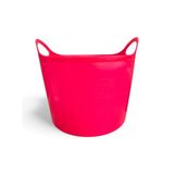 Neon Pembe, Esnek Plastik Kova – 20 Litre, Temizli Kovası, Esneyebilen Oyuncak ve Çamaşır Sepeti