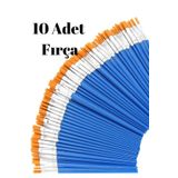 NEON PLUS 10 Adet, Akrilik Boya, Guaj Boya, Parmak Boya, Sulu Boya, Yağlı Boya Fırçası Etkinlik Boyama
