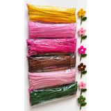 NEON PLUS 150 Adet Renkli Şönil Seti- Fuşya , Şeker Pembe embe ,Pastel Pembe, Yeşil,Kahverengi, Sarı