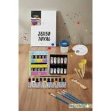 NEON PLUS Lüks Akrilik Boya Başlangıç Seti 35x50 Tuval Lüks Full Set