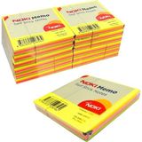 Neon Renkli Yapışkan Not Kağıdı 75X75, 5 Renk, 100 Yaprak, 1 Adet - Ahşap - Seçenek 1