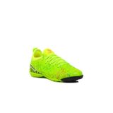 Neon Sarı Bağcıklı Bilekten Sarmalı Unisex Çocuk Futbol Ayakkabısı Halı Saha MK-241 F