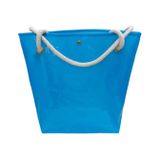 Neon Şeffaf PVC Plaj & Günlük Tote Çanta 20Litre Hacim – Halat Saplı Modern Tasarım (Neon Mavi, 20 Litre)