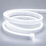 Neon Şerit Led 12v Volt Esnek Silikonlu Aydınlatma 6 Mt- Beyaz