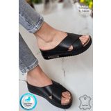 Neon Shoes Lina Kadın Anatomik Ortopedik Konfor Modeli Terlik Hafif Şık Topuklu Günlük Dışarı Ev Içi Terliği