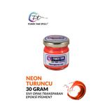 Neon Sıvı Pigment Boya Epoksi İçin/ Turuncu/ Canlı Renkler