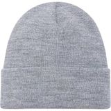 Neon Turuncu Basic Bere Unisex Turuncu Bere Gri-Standart