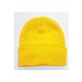 Neon Turuncu Basic Bere Unisex Turuncu Bere Sarı-Standart