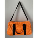Neon Turuncu Renk Kadın & Erkek Spor Çantası,paraşüt Kumaş Önü Cepli Unisex Spor Fitness Gym Çantası