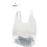 Neonova Şeffaf Atlet Poşet Büyük Boy 30X56 cm 1 Paket Takriben 150 Adet