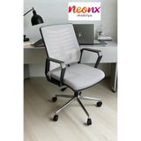 neonx |Life Bel Destekli Metal Ayaklı Çalışma Koltuğu |Ofis Sandalyesi|Büro Sandalyesi|Ergonomik