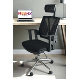 Neonx | Relax Pro Başlıklı Çalışma Sandalyesi |müdür Koltuğu| Yönetici Koltuğu - Siyah