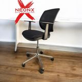 Neonx Small Çalışma Sandalyesi Metal Ayaklı/ofis Sandalyesi/personel Sandalyesi/genç Odası/çocuk Odası - Siyah